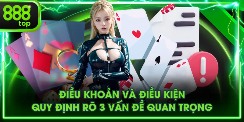 Điều khoản và điều kiện quy định rõ 3 vấn đề quan trọng