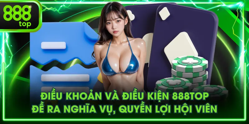 Điều khoản và điều kiện 888TOP đề ra nghĩa vụ, quyền lợi hội viên