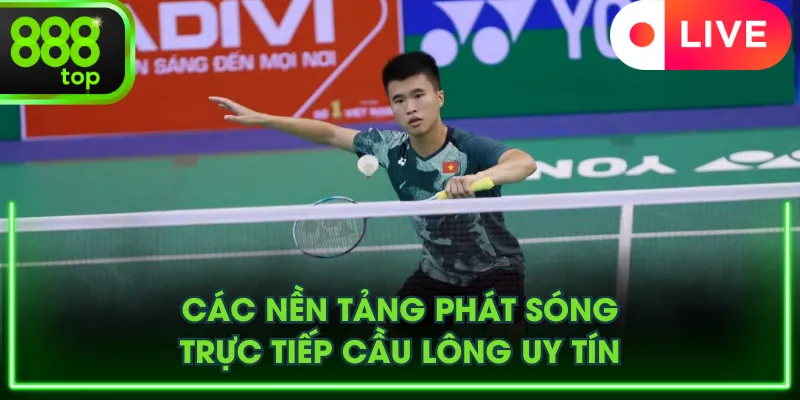 Các nền tảng phát sóng trực tiếp cầu lông uy tín